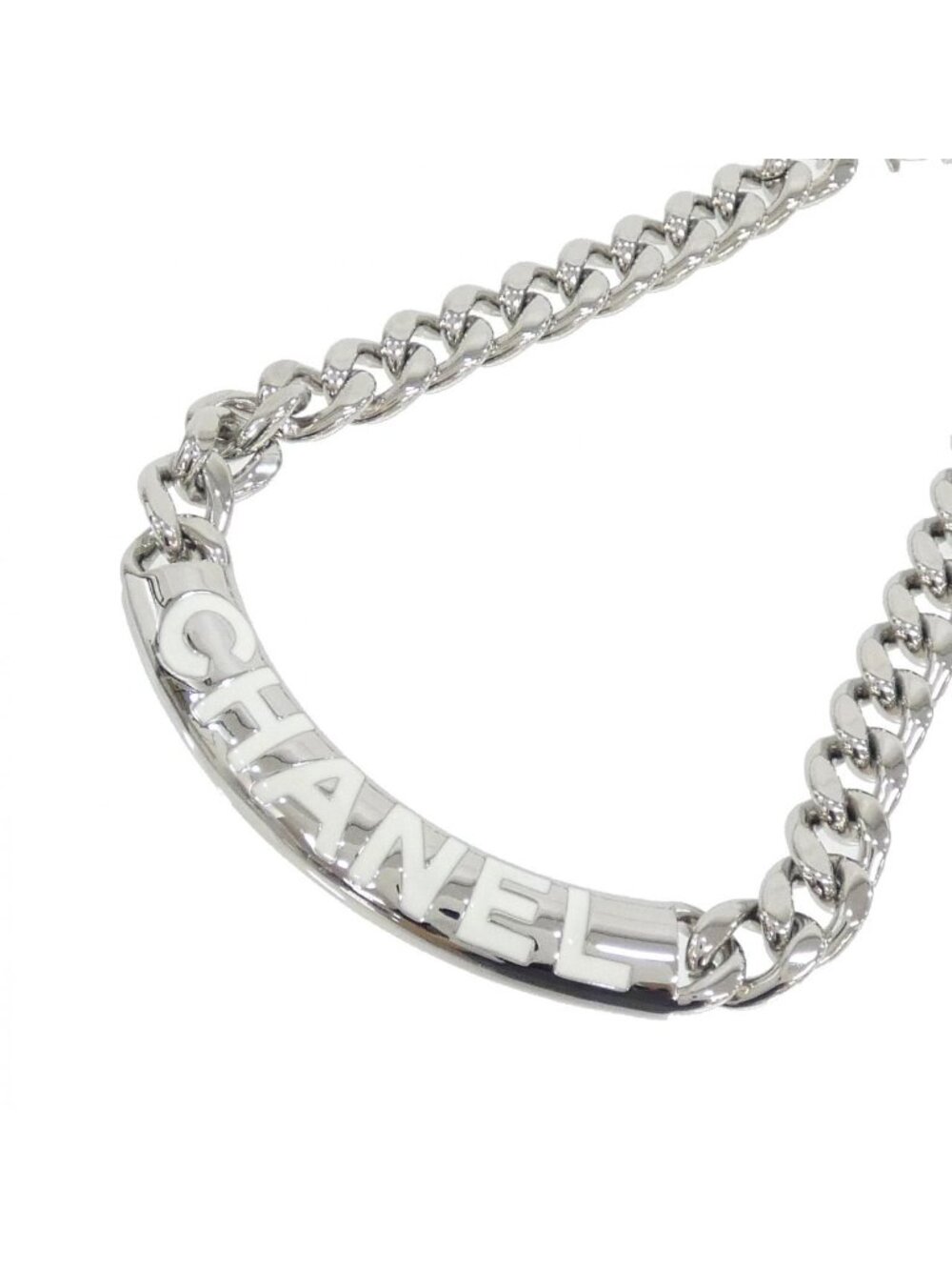 Chanel Necklace Silver
